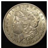 1892-S MORGAN DOLLAR CH AU