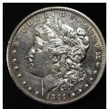1891-CC MORGAN DOLLAR BU PL