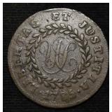 1785 NOVA CONSTELLATIO POINTED RAYS BN XF