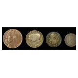 MIXED FOREIGN 75-83.5% SILVER COIN LOT ASW 1.13
