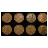 8 NICE EARLY SEMIKEY WHEAT CENTS