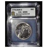 1776-2026-D 50C ENDURING LIBERTY ICG MS66