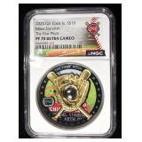 2025 GILT COOK ISLANDS FIRST PITCH NGC PF70 UCAM