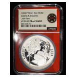2024-P 1 OZ .999 AG NGC PF70 ULTRA CAMEO