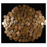 (500) WHEAT CENTS