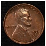 1931-D WHEAT CENT VERY CH BU NEAR GEM