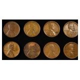 8 NICE EARLY SEMIKEY WHEAT CENTS