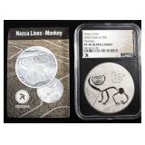 2023 COOK IS. NAZCA LINES MONKEY NGC PF70 UCAM