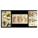 (3) VINTAGE ADVERTISMENTS CARDS