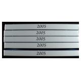 (5) 2005 WESTWARD JOURNEY NICKEL SERIES