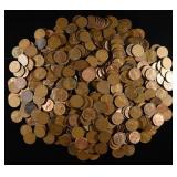 (500) 40'S & 50'S WHEAT CENTS