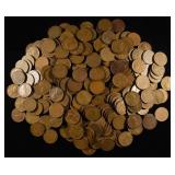 (250) WHEAT CENTS FROM THE 1930'S