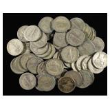(50) MERCURY DIMES