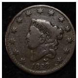 1828 LARGE CENT VG