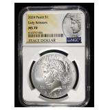 2024 PEACE DOLLAR NGC MS70 EARLY RELEASES