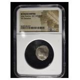 JULIA DOMNA, AD 193-217, AR DENARIUS NGC