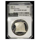1987-S $1 COMMEM PCI PERFECT GEM PROOF DCAM