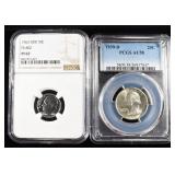 GRADED COIN LOT