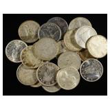 (20) 80% SILVER CANADIAN DIMES