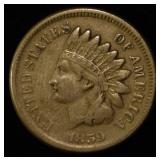 1859 INDIAN HEAD CENT XF