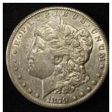 1879-CC CAPPED MORGAN DOLLAR XF/AU