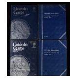 (4) LINCOLN HEAD CENT WHITMAN ALBUMS