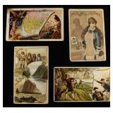 (4) VINTAGE ADVERTISMENTS CARDS