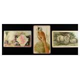 (3) VINTAGE ADVERTISMENTS CARDS