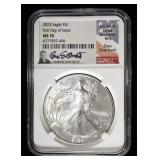 2023 AMERICAN SILVER EAGLE NGC MS70