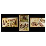 (3) VINTAGE ADVERTISMENTS CARDS