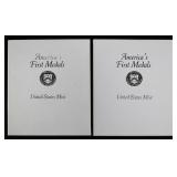 (2)AMERICA'S FIRST MEDALS BOOKS