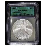 2006 AMERICAN SILVER EAGLE ICG MS69