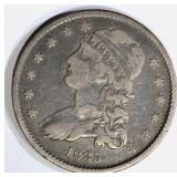 1835 CAPPED BUST QUARTER, VF/XF