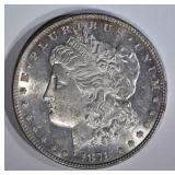 1878 7 TF MORGAN DOLLAR, CH BU PL