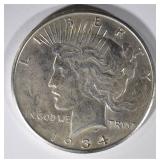 1934-S PEACE DOLLAR  AU