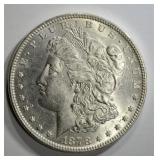 1878 7TF MORGAN DOLLAR  CH BU