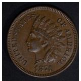 1874 INDIAN CENT AU