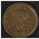 1848 LARGE CENT  AU