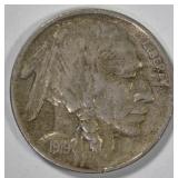 1919-D BUFFALO NICKEL  CH AU