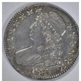 1831 CAPPED BUST HALF DOLLAR  AU/UNC