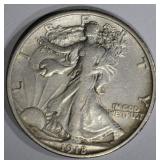 1918 WALKING LIBERTY HALF DOLLAR  AU