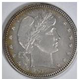 1912 BARBER QUARTER  GEM BU