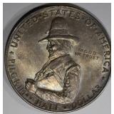 1920 PILGRIM COMMEM HALF DOLLAR  GEM BU