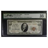 1929 TYPE 2 $10 NATIONAL CURRENCY PMG 35