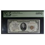 1929 $20 FEDERAL RESERVE BANK NOTE