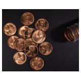 1947 BU LINCOLN CENT ROLL