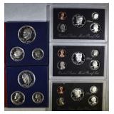 SILVER PROOF SET LOT: