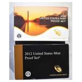 2012 & 13 U.S. PROOF SETS IN ORIG PACKAGING