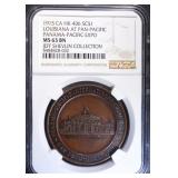 1915 CA HK-406 SO CALLED DOLLAR, NGC MS-63 BN