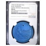 1933 CA HK-687 BLUE ANODIZED, NGC MS-65 RARE!!